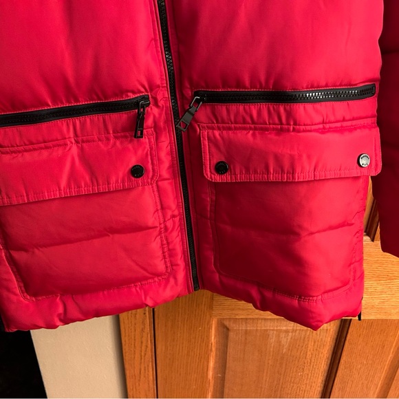 Madden NYC Junior Puffer Jacket  - Red - S/M - Picture 4 of 7